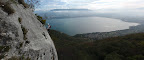 Panoramique made in "Vertical Aventure", Vue sur le Bouget du lac et le lac du Bourget!