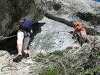d&eacute;part de la Via ferrata.