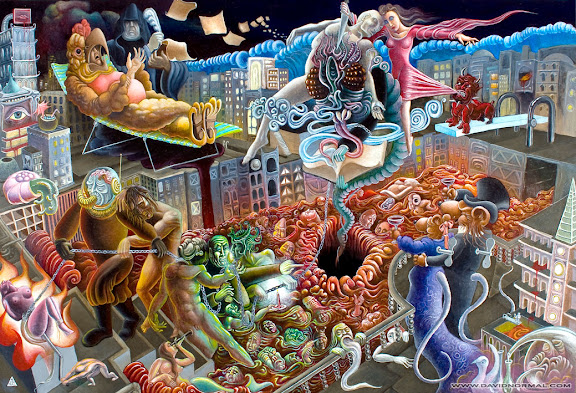 "The Pool", Oil on Panel, 24" x 36", 2008<br />
<a href=normal.bz>For further info or to purchase a print</a>
