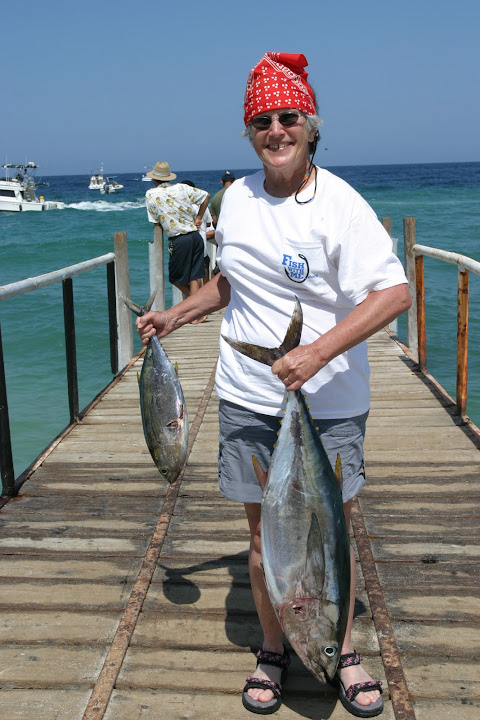 Ken’s wife Holly took the day money on Day 2 with a 27 pound Tuna