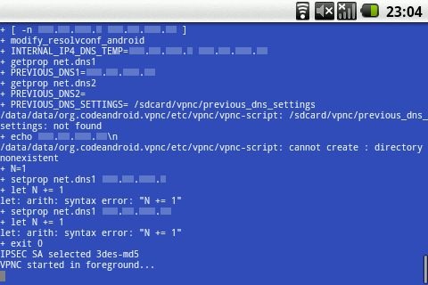 vpnc on Android