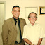 André Eloy e o grande amigo, Dr. Moacyr Simões, na Câmara Municipal de Cruz das Almas