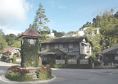 Old world charm: Fraser’s Hill’s clock tower, the town’s landmark is reminiscent of little village squares found in the English countryside.