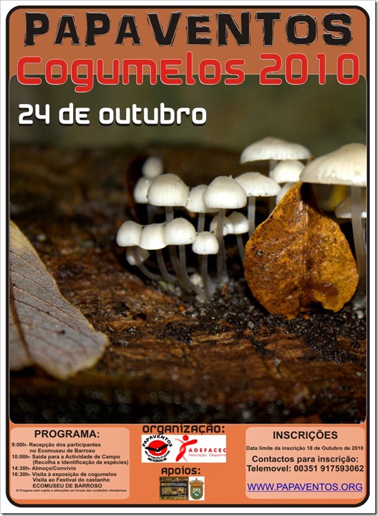 CARTAZ COGUMELOS 2010