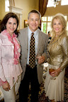 Stephanie Oaks, Frank Garrott and honorary chair Joy Weaver.