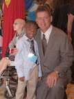 Christian Houston and former Dallas Cowboy Troy Aikman
