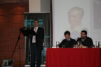 José Luis Fernández, hablando sobre los extranjeros que dejaron su huella en la Asturias del siglo XIX
