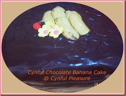 Cynful Chocolate Banana Cake