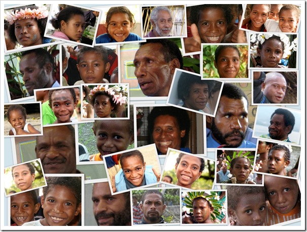 Faces from Papua New Guinea