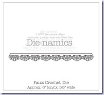 SMFaux Crochet Border Die-namics