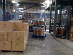 Sweetwater Brewery Bottling Area