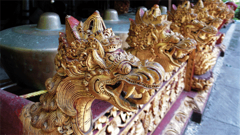Dragon Style bali wood carving