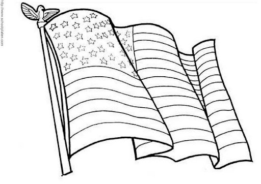 Banderas americanas para colorear - Imagui