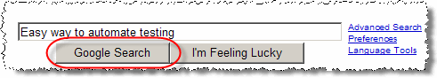 Click 'Google Search' button