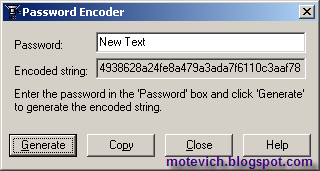 QTP Password Encoder