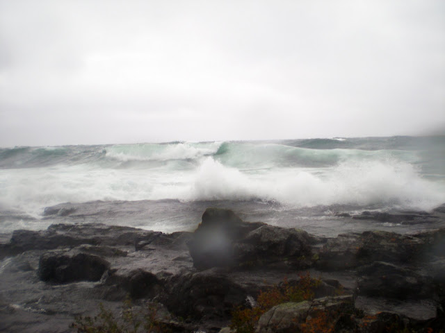 Surf in Great Sand Bay