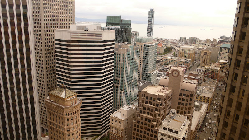 view from new cubicle to downtown San Francisco view from new cubicle to downtown San Francisco