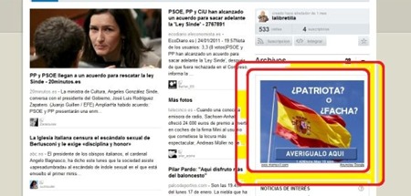 Sinde &iquest;patriota o facha?