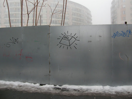 delete, Budapest, graffiti, falfirka, street art