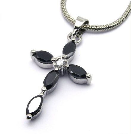 classic-cross-crystal-pendant-necklaces