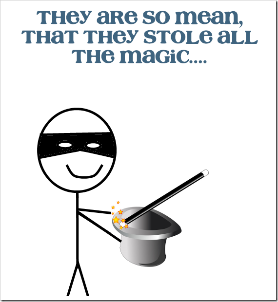 they stole all the magic