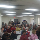 Hundreds of people filled the Washington County Extension Building for the town hall meeting on zoning (KCII News)