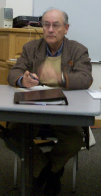 Don Kline at a Zoning Commission Meeting