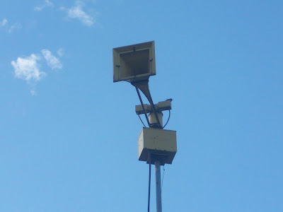 The tornado siren on Washington's S. Marion St.