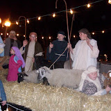 A live Nativity scene from Marion Ave. Baptist Church During The 15th Annual Lighted Holiday Parade in Washington (KCII NEWS)