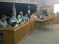 The Washington City Council In Session on Wednesday, August 4th.<br />
(KCII's Chance Dorland)