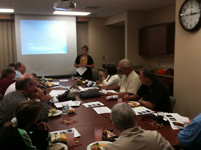 Washington County Public Health Administrator Edie Nebel Speaks At The Joint COAD - LEPC Meeting.<br />
(KCII's Chance Dorland)