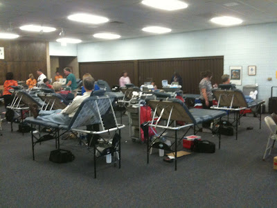 More Than 100 People Came To The United Presbyterian Church In Washington Last Thursday To Donate Blood.<br />
(KCII's Chance Dorland)