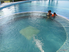พู่กันว่ายน้ำชายหาด