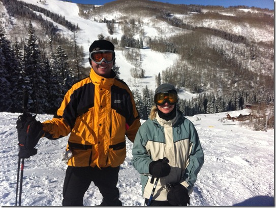 skiing at Beaver Creek during VCIR skiing at Beaver Creek during VCIR