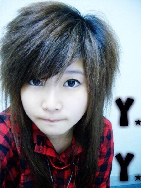 cute Asian fei zhu liu hairstyle for girls