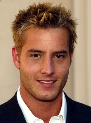 Cool Mens Short Spiky Hairstyle from Justin Hartley