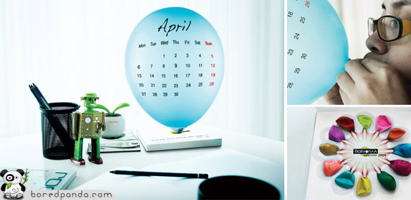 15 Most Creative Calendar Designs