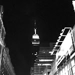 The Empire State Building by night from 34th street