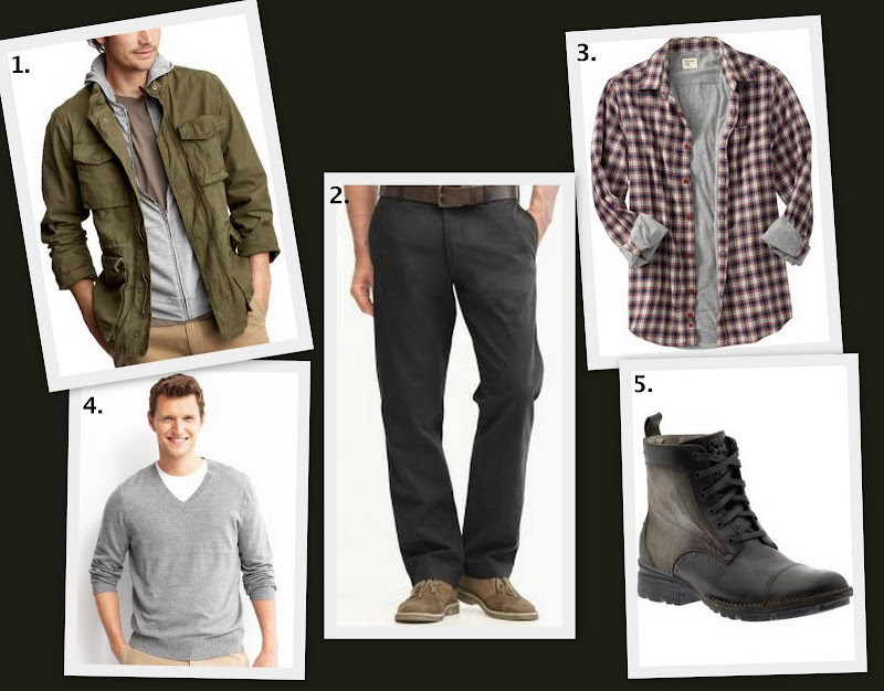 men's fall fashion military trend
