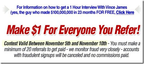 12 month millionaire referral contest