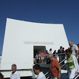 Exiting the USS Arizona Memorial
