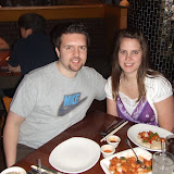 Cameron and Debbie at PF Changs in Anaheim