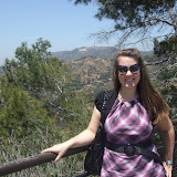 Debbie in Front of the Hollywood Sign