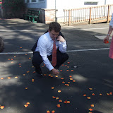 Clark Picks Up the Petals