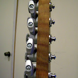 Here's why I chose these tuners: the heights of the poles are varied, so that no string tree is needed on a straight headstock neck!