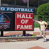 Me outside the Football Hall of Fame