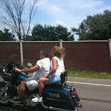 Wow, no helmets on the highway?