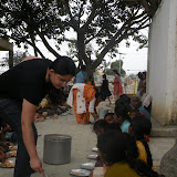 Radha ji serving