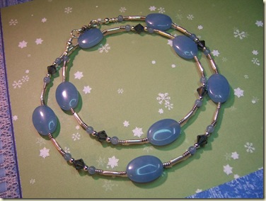 blue quartz necklace