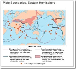 plate tectonics east